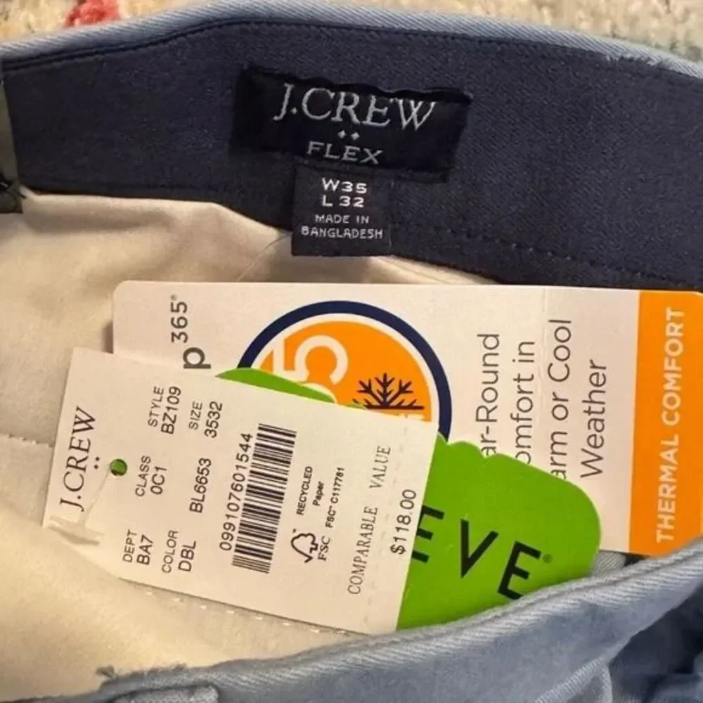 J. Crew Men's Blue Gray Chinos
